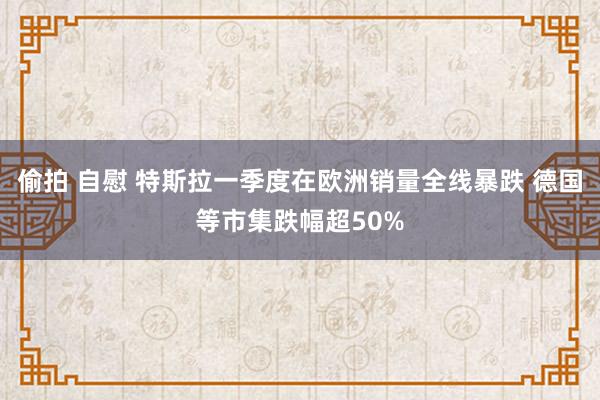 偷拍 自慰 特斯拉一季度在欧洲销量全线暴跌 德国等市集跌幅超50%